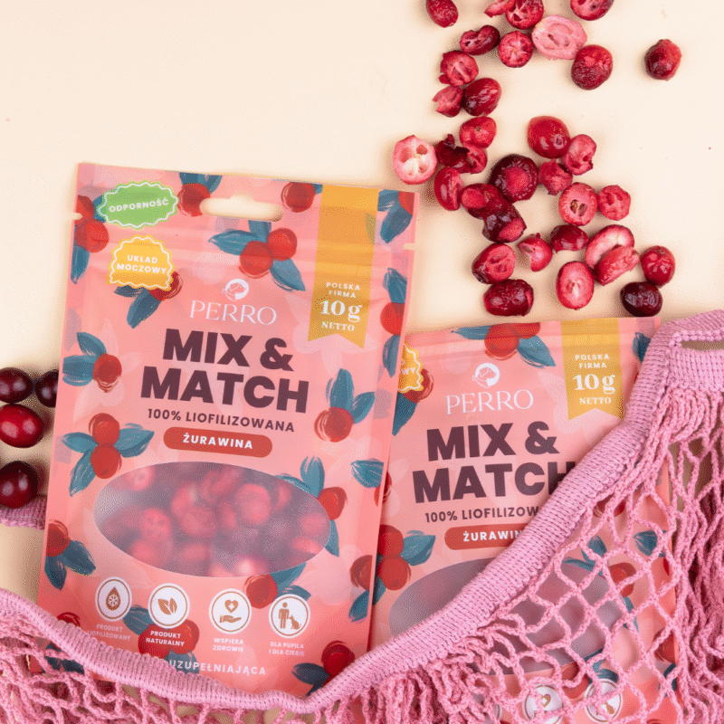 MIX & MATCH Żurawina<br>Przysmaki liofilizowane<br>10g