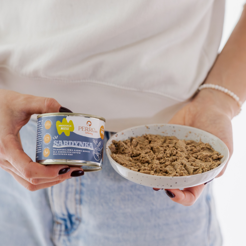 Sardynka – karma mokra dla kotów<br>PERROland CATering<br>185g